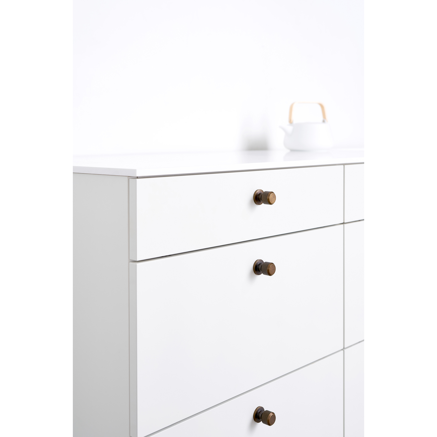 Knop manor round ø30x35 zamak antiek messing